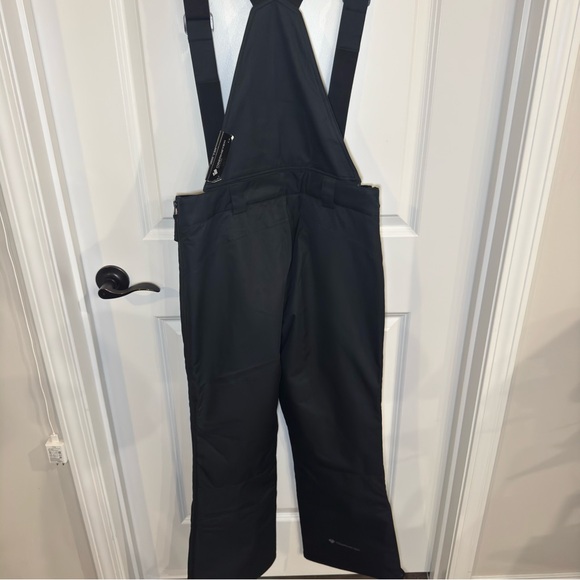 Obermeyer Axiom FZ Suspender Overalls Ski Snow Bibs in Black - Picture 7 of 8